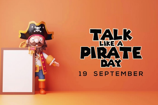 PSD talk like a pirate day september 19th nice design