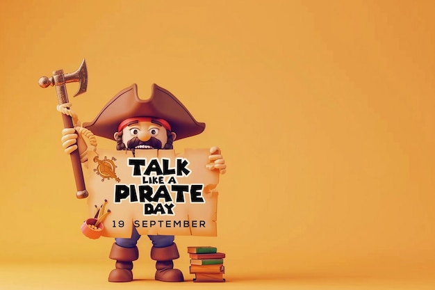 Talk Like A Pirate Day September 19th nice design