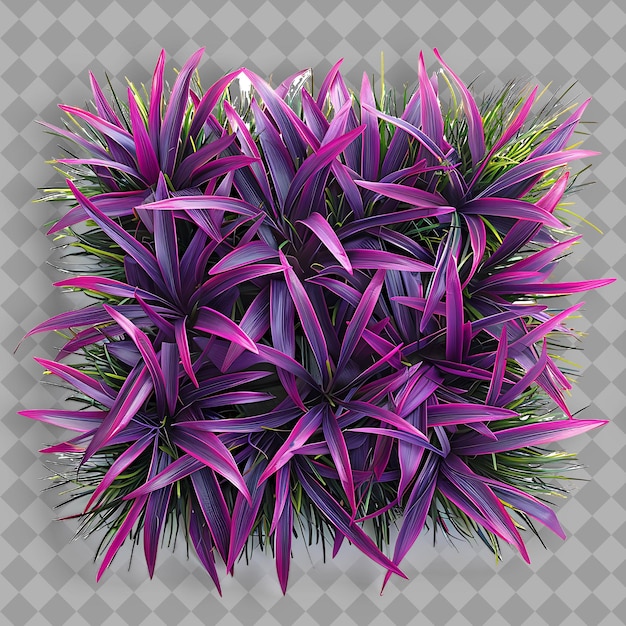 Tall Fescue Jester With Colorful Ceramic Tiles and Purple Mi PNG Green Texture Background