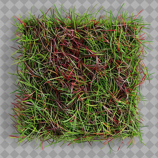 PSD tall fescue with hunter green branches and ruby red mixed gr png green texture background