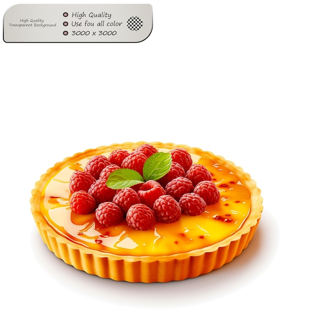 PSD tart and slightly bitter known for its health benefits isolated on transparent background