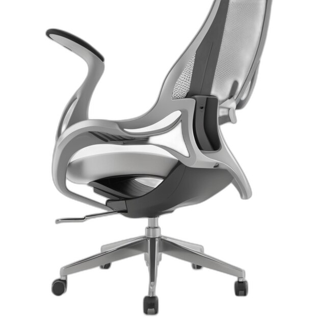 Task chair PSD on a white background