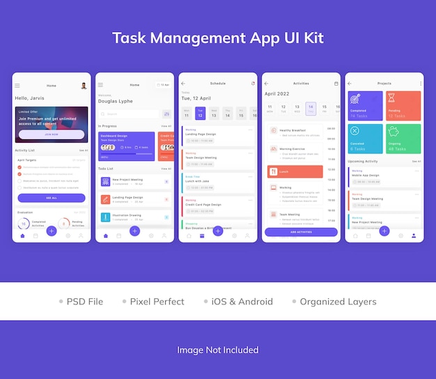 Task Management App UI Kit