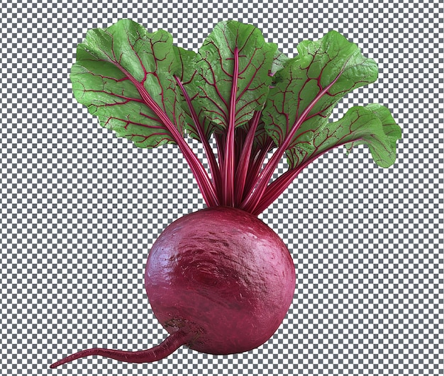 Tasty Beetroot Ribbon isolated on transparent background