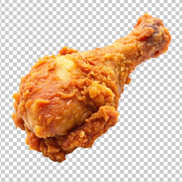 PSD tasty fried chicken png isolated on transparent background