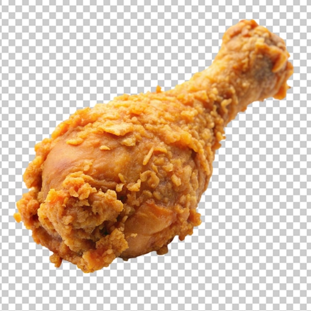 PSD tasty fried chicken png isolated on transparent background