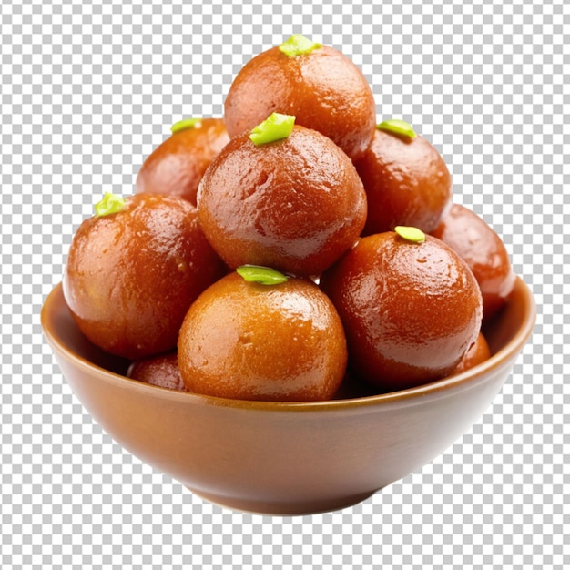 tasty Gulab jamun on transparent background