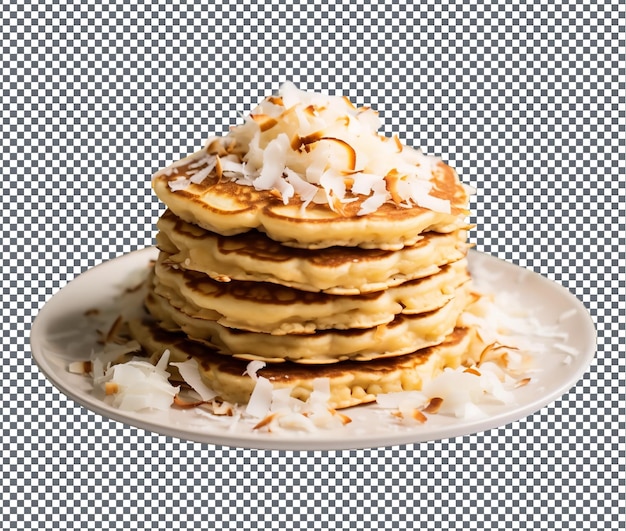 Tasty Nut Pancake isolated on transparent background