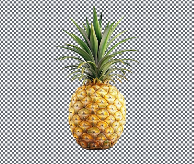 PSD tasty pineapple ripple isolated on white background