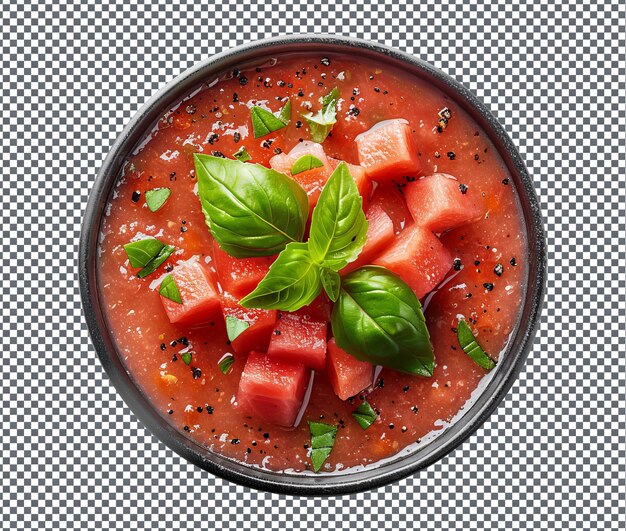 PSD tasty spicy watermelon isolated on transparent background