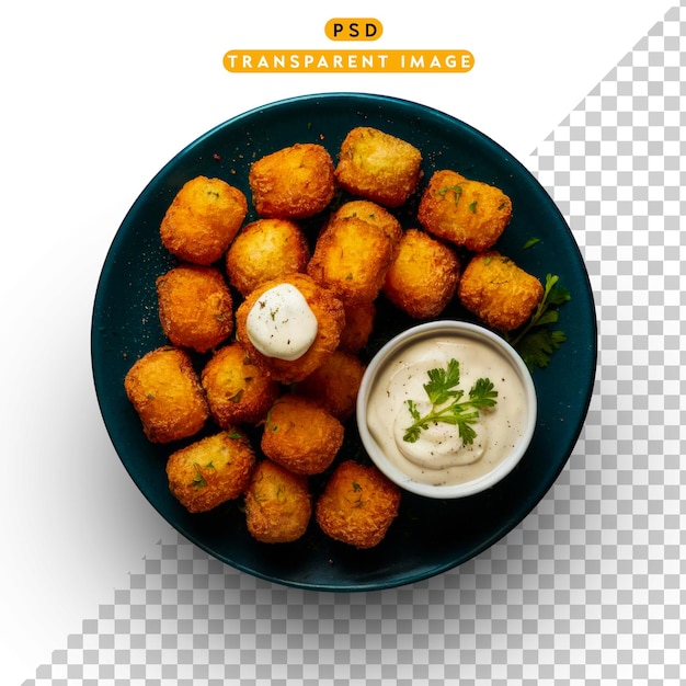 Tater tots transparent PSD 01