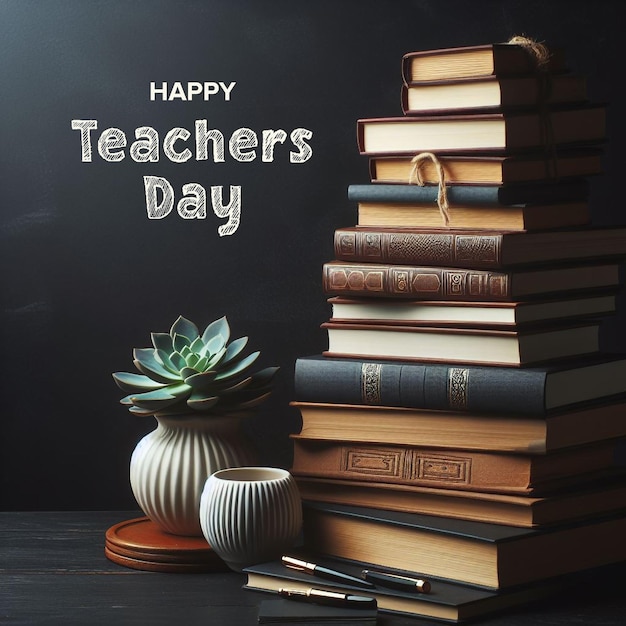 Teachers Are Heroes Happy Teachers Day PSD Banner