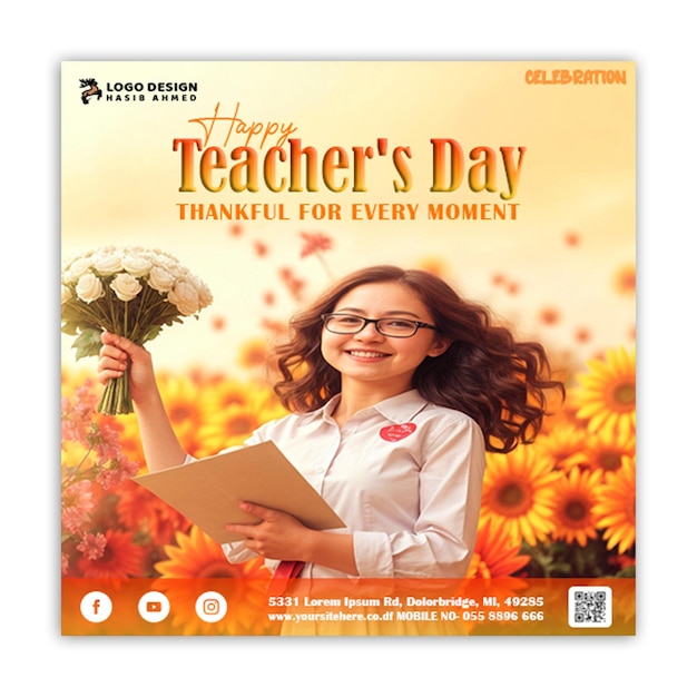 a teachers day greeting card for teachers day