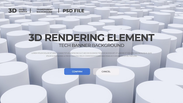 tech rendering element bg banner