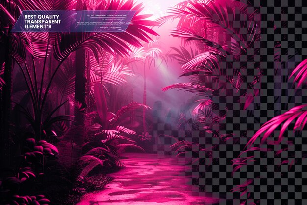 Techno Tropic on Transparent Background