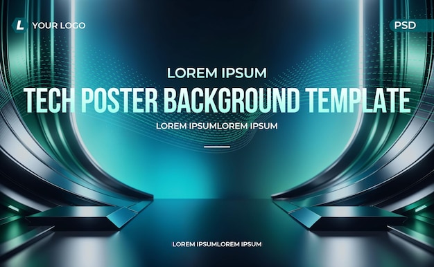 Technology Background Poster Template