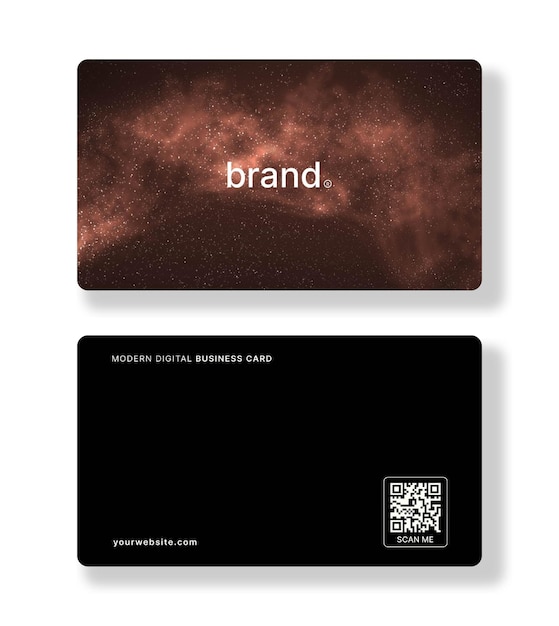 PSD technology business card template