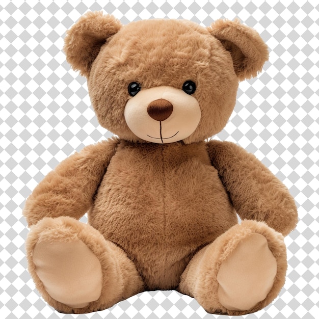 Teddy bear Isolated on transparent background PSD file format