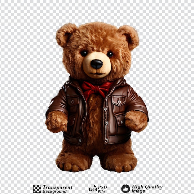 PSD teddy bear isolated on transparent background