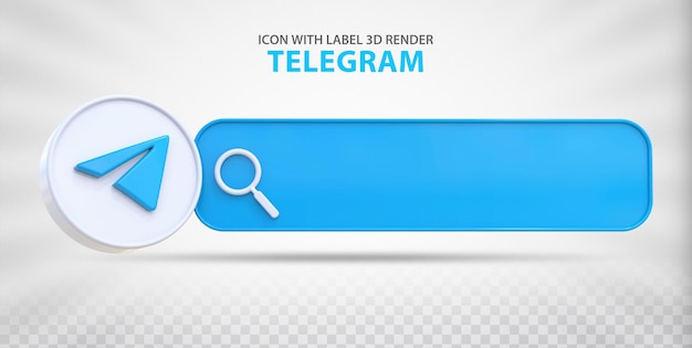 Telegram Label Search With 3d Style