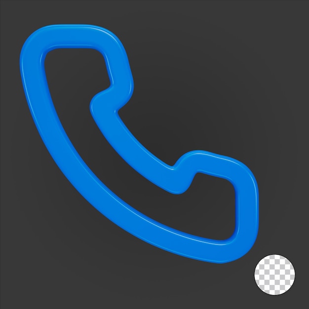 Telephone 3d icon