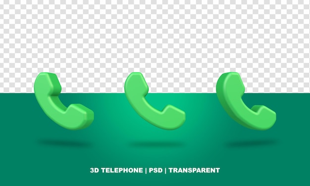 PSD telephone transparent