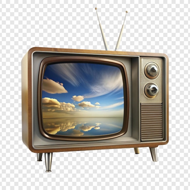 Television isolated on transparent background