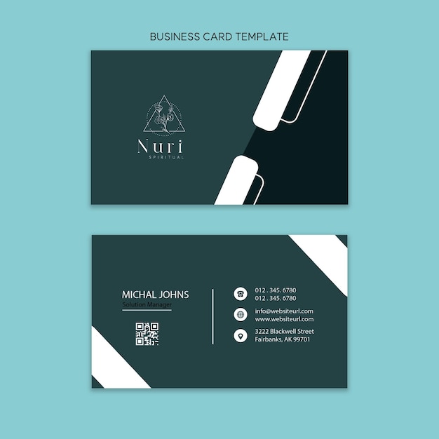 Template Design Business Card Vector Stock Art