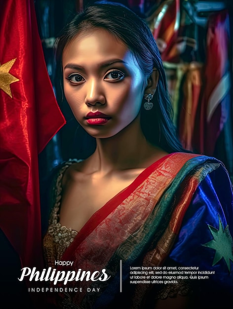 PSD template poster philippine independence day