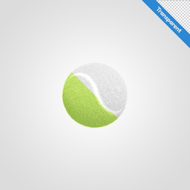 Tennis ball 3d illustration