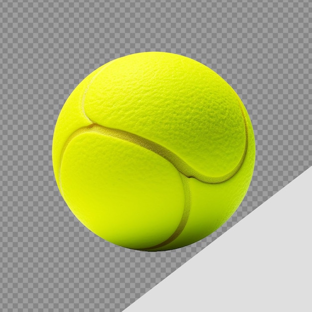 Tennis ball png isolated on transparent background