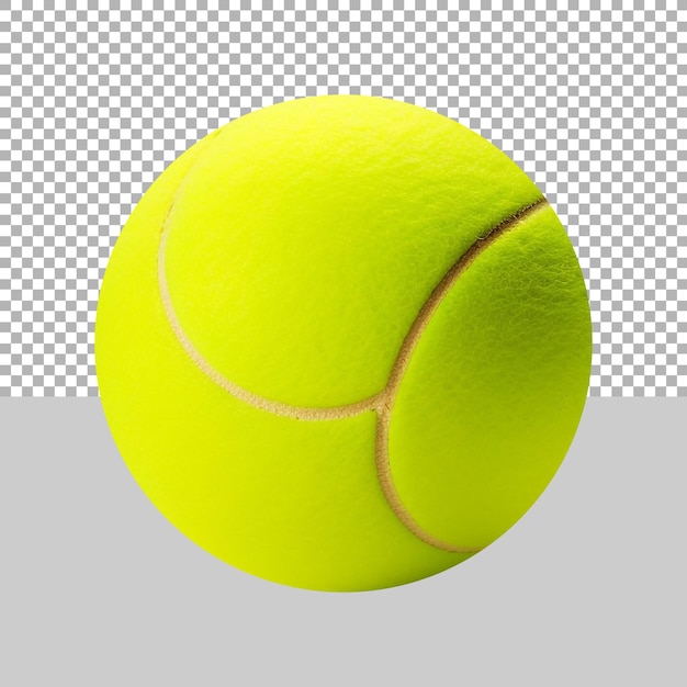 Tennis Ball on Transparent Background Ai Generated