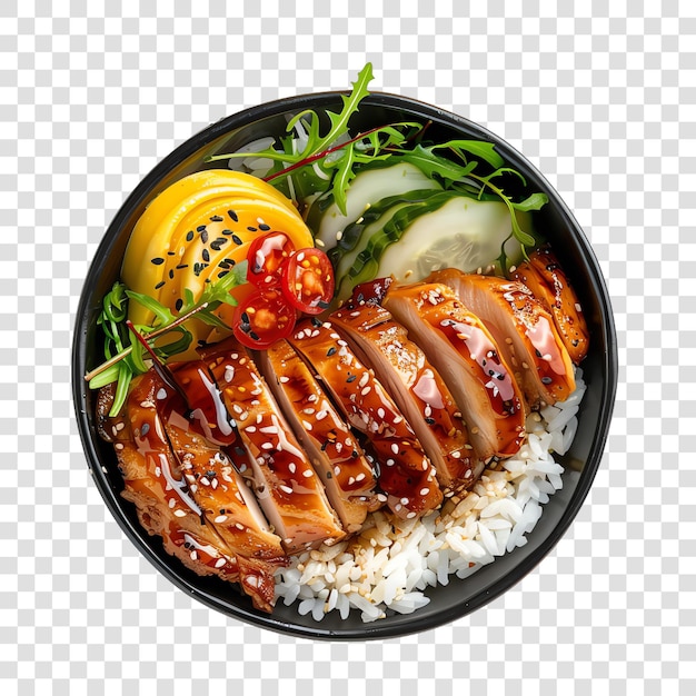 Teriyaki chicken food realistic