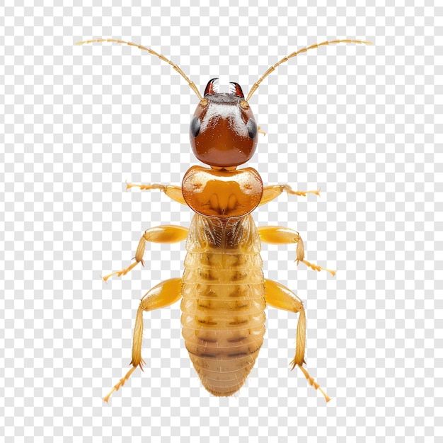 Termite front view full body isolate on transparency background PSD