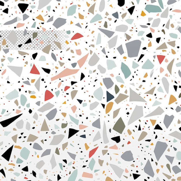 PSD terrazzo stone pattern background isolated psd