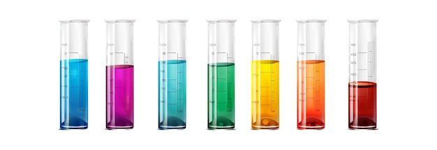 PSD test tube chemical png with ai generated