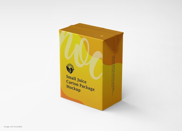 Tetra Juice Carton Pack With Straw mockup