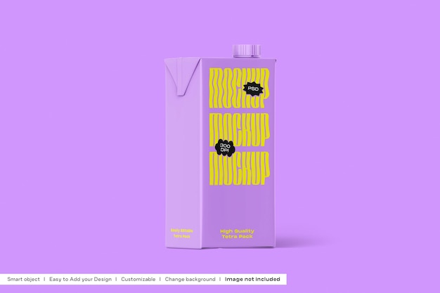 Tetra Pack Packaging PSD Templates