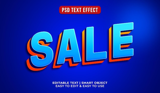 text effect in 3d style