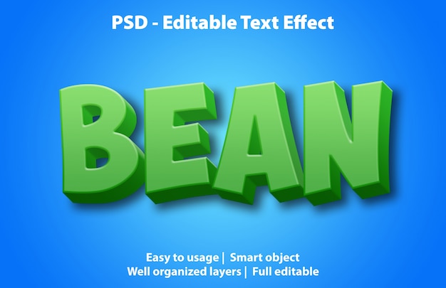 Text Effect Bean Template