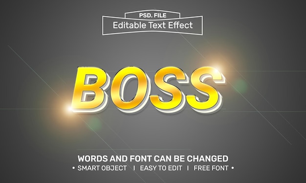 Text Effect boss