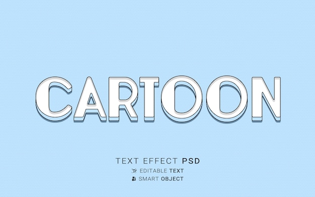 Text effect cartoon design