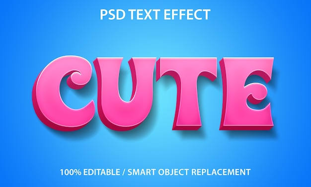 Text Effect Cute Template