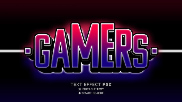 Text effect e-sports