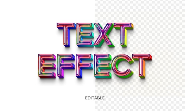 Text effect editable photoshop PSD effect 3D style title