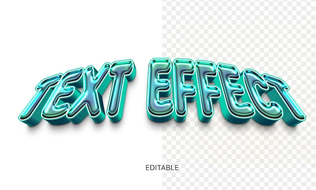 Text Effect Editable Photoshop PSD Trend Modern Font Effect 3D Style