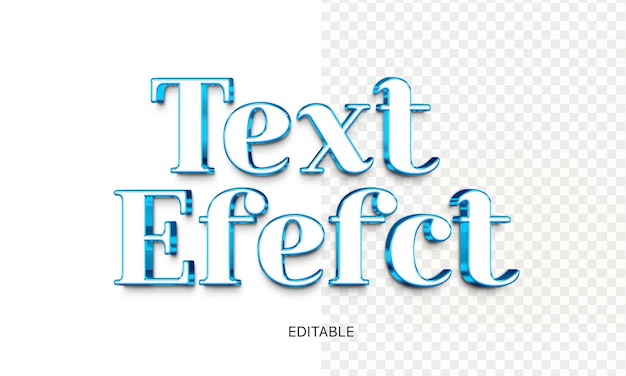 Text Effect Editable Photoshop PSD Trend Modern Font Effect 3D Style