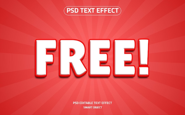 Text effect free logo mockup