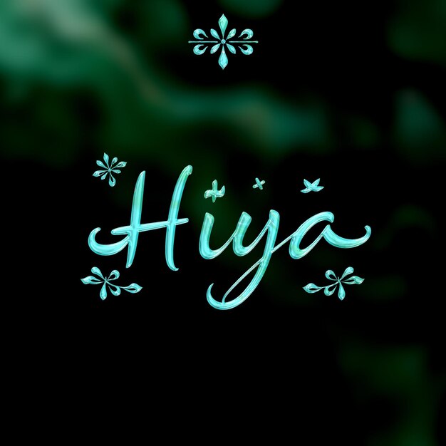 Text Effect on Matellic Background Dramatic Emerald With Black Fluid Appearance Background Exhi