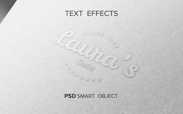 Text effect mockup